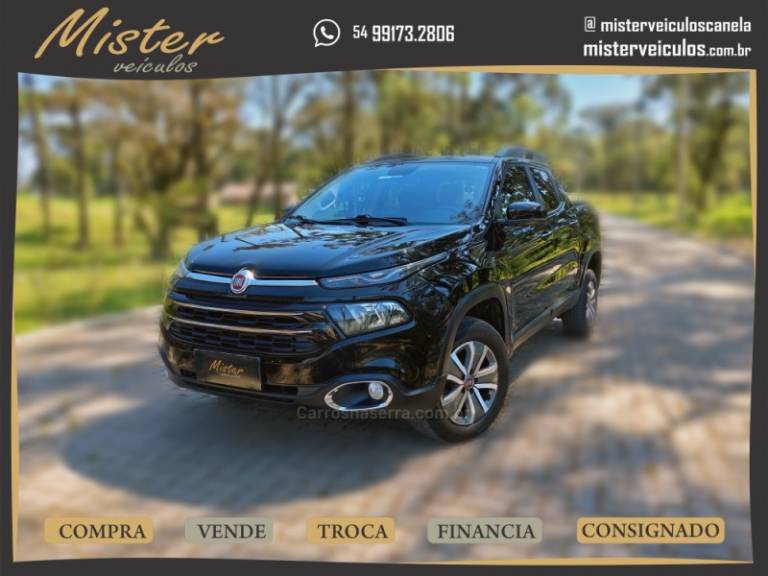 FIAT - TORO - 2017/2018 - Preta - R$ 91.900,00