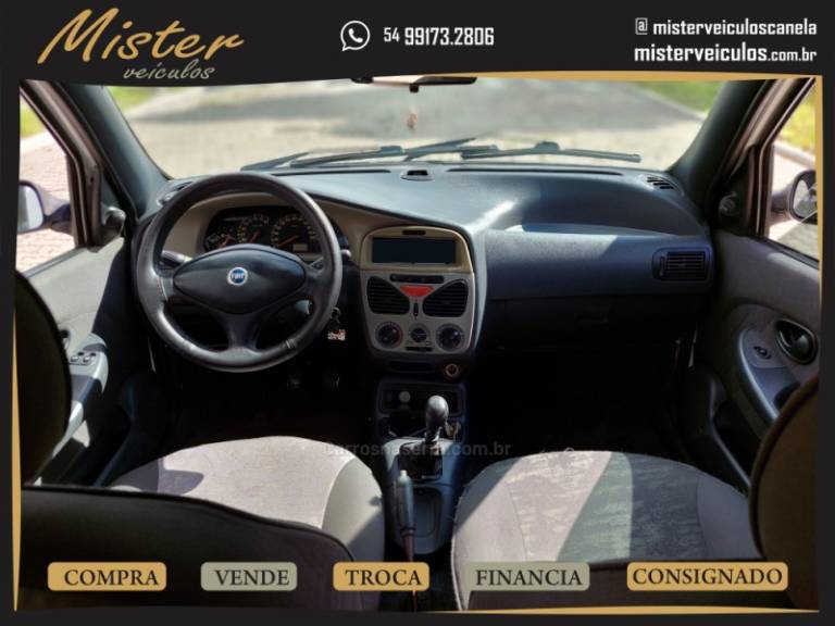 FIAT - PALIO - 2003/2004 - Branca - R$ 25.900,00