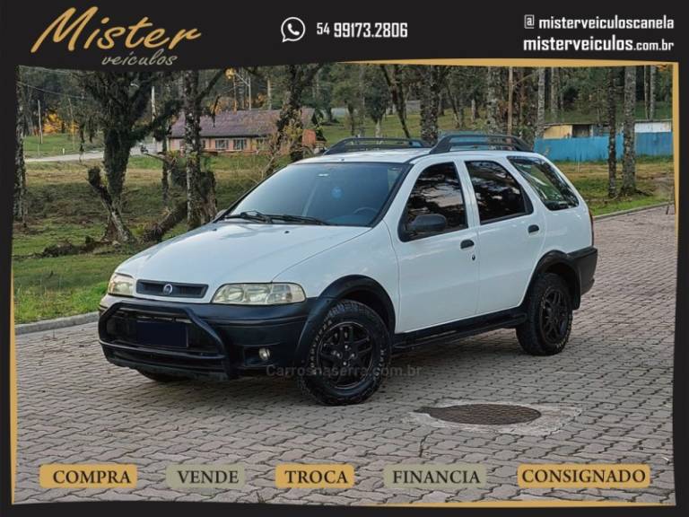 FIAT - PALIO - 2003/2004 - Branca - R$ 25.900,00