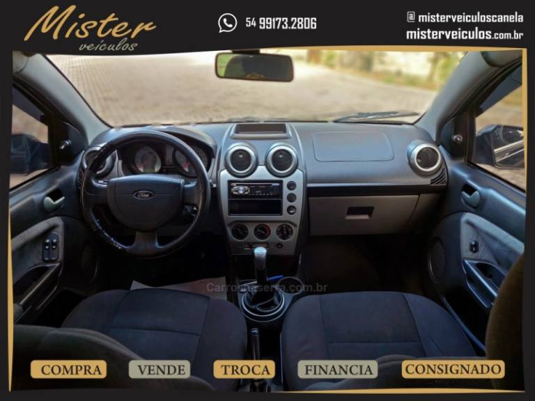 FORD - FIESTA - 2009/2010 - Preta - R$ 25.900,00