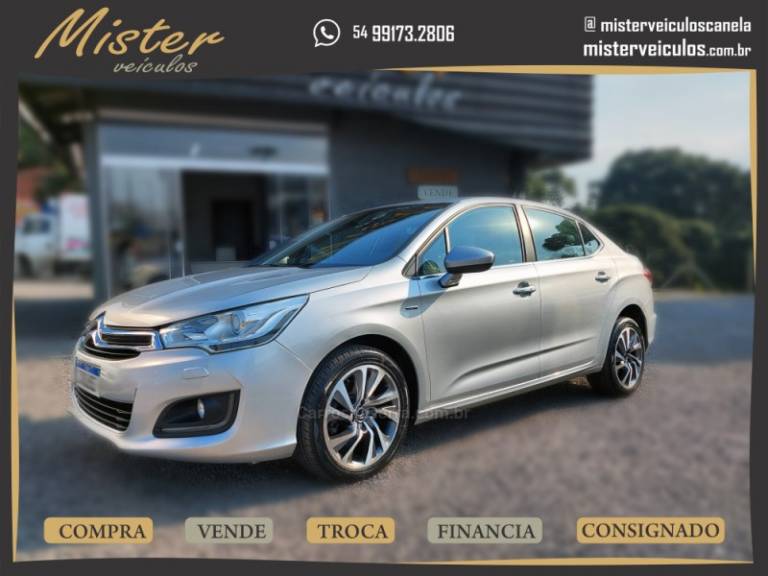 CITROËN - C4 LOUNGE - 2017/2017 - Prata - Sob Consulta