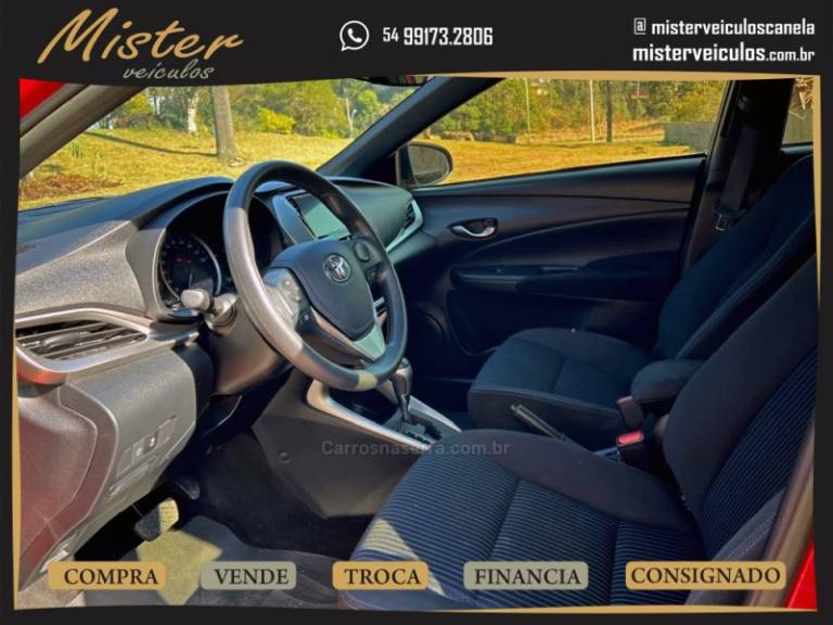TOYOTA - YARIS - 2022/2022 - Vermelha - R$ 89.900,00
