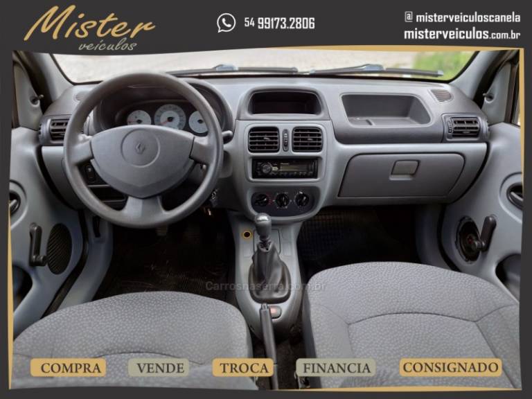 RENAULT - CLIO - 2010/2011 - Prata - R$ 21.900,00