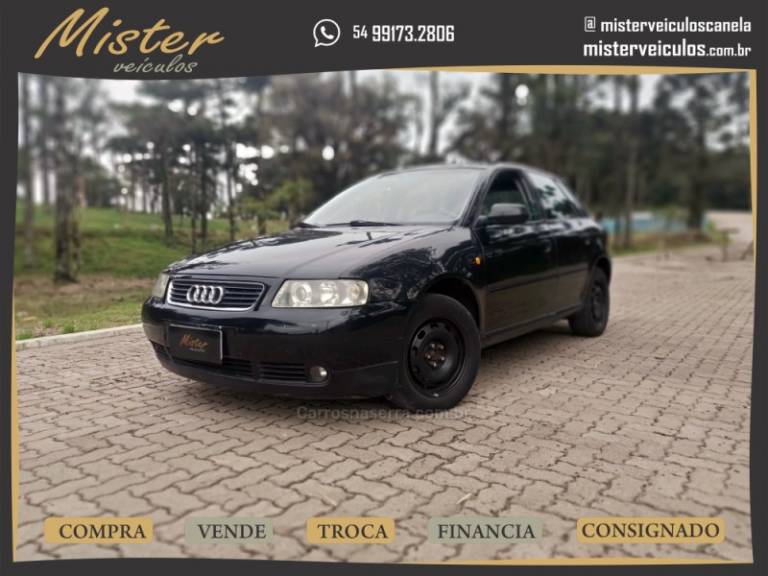 AUDI - A3 - 2000/2001 - Preta - R$ 23.900,00