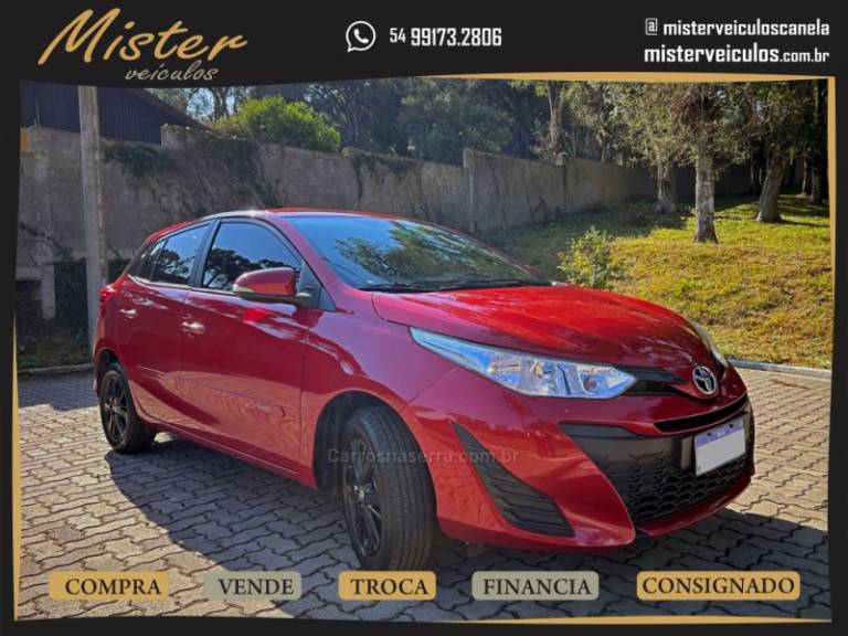 TOYOTA - YARIS - 2022/2022 - Vermelha - R$ 89.900,00